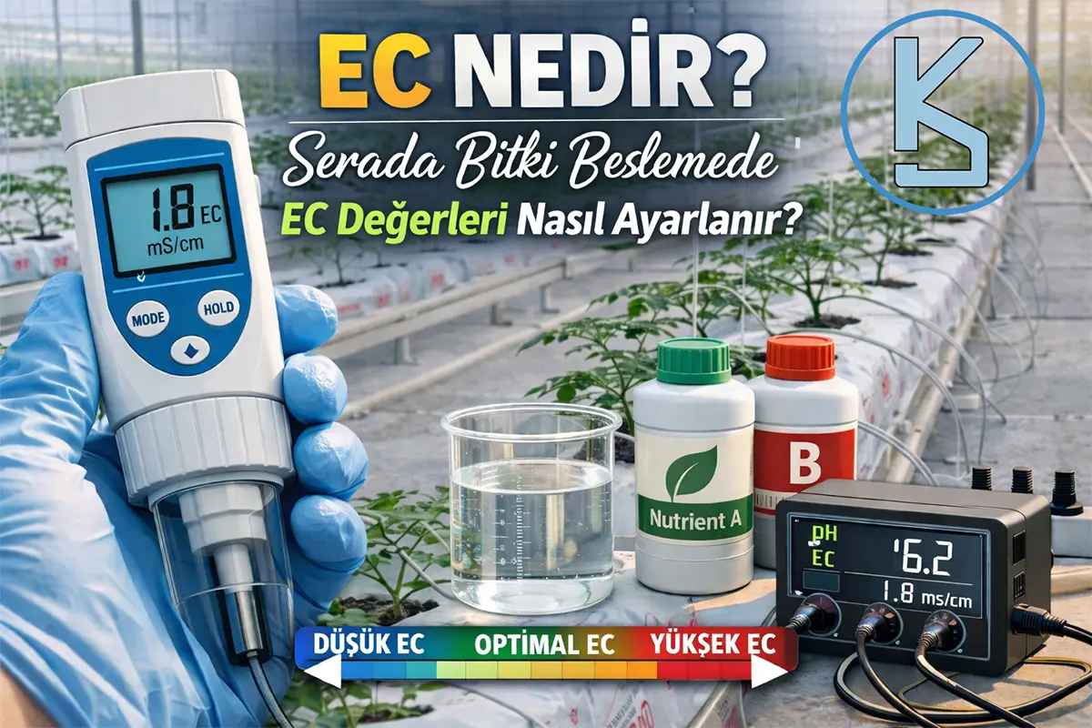 EC Nedir? Serada Bitki Beslemede EC Değerleri Nasıl Ayarlanır?