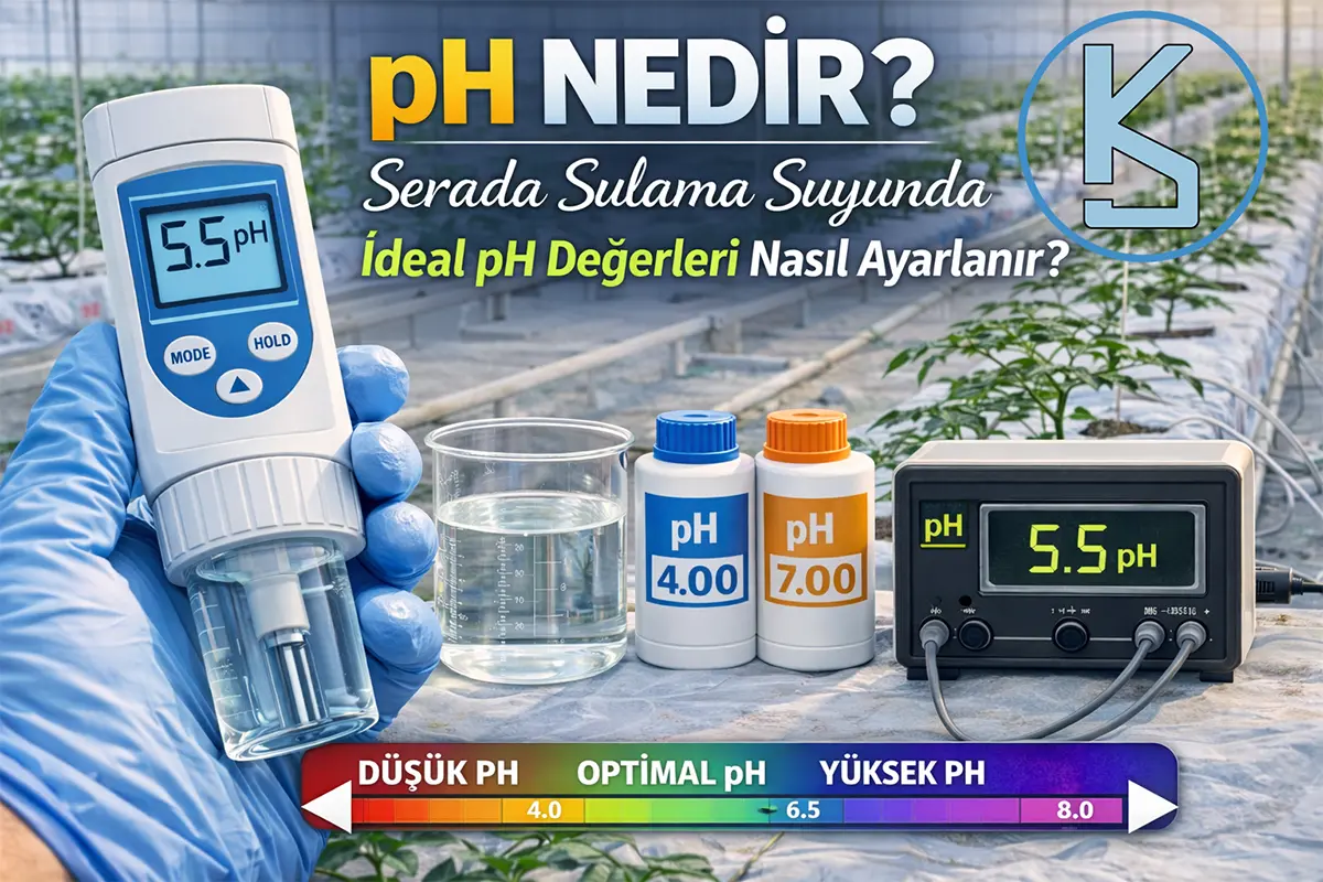 pH Nedir? Serada Sulama Suyunda İdeal pH Değerleri Nasıl Ayarlanır?